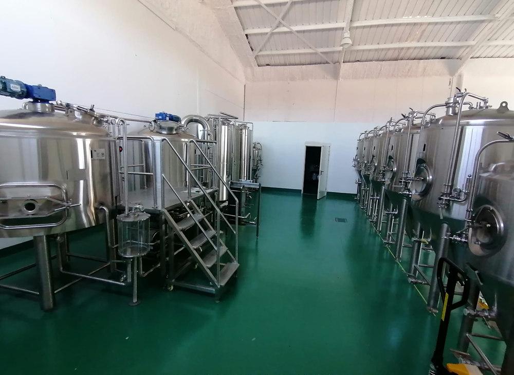 beer brewery equipment, Brewhouse, 1000l brewery, turnkey brewery project, brewhouse, fermenter, bright beer tank, glycol cooling system, CIP, miller, wine fermenter, Kombucha fermenter